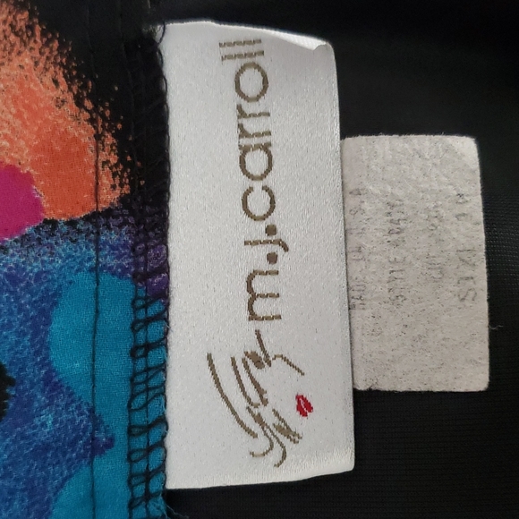 Vintage bright floral wrap-style maxi‎ skirt - Picture 12 of 12